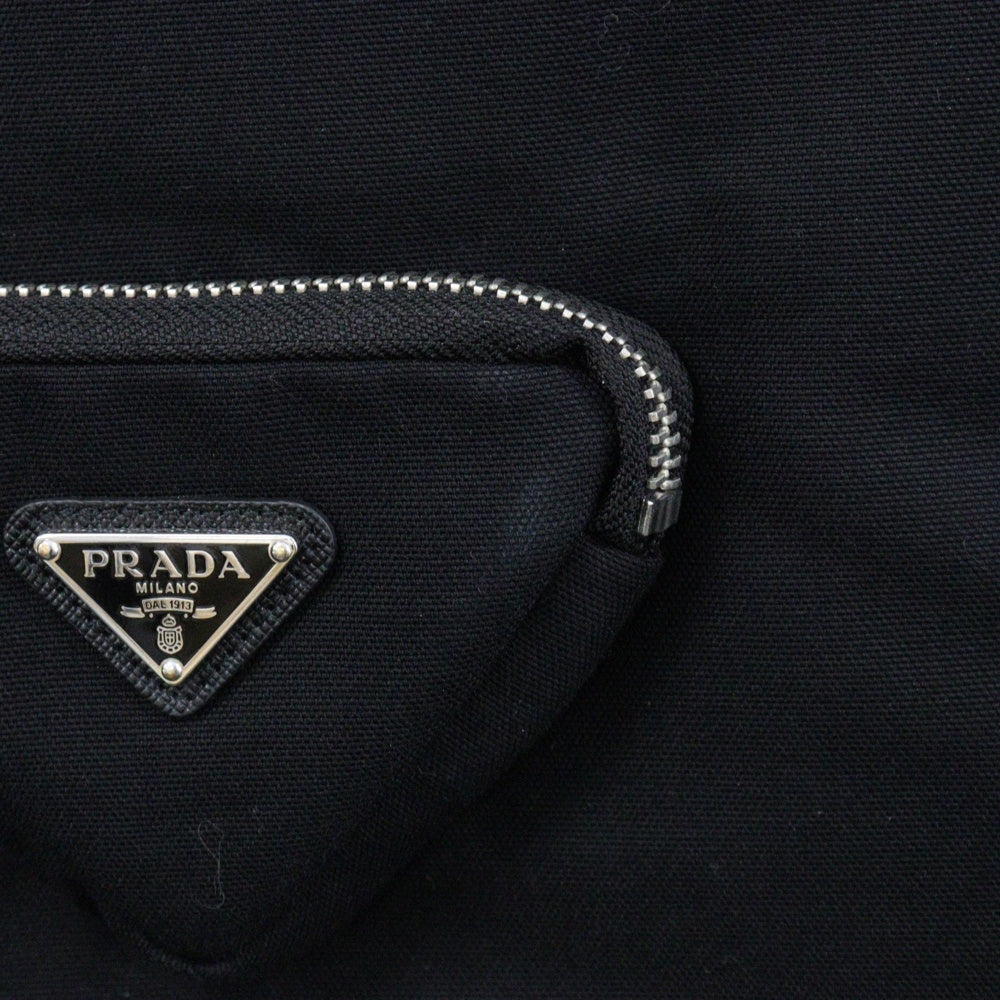 PRADA(プラダ) CANVAS TEC Chester Coat SGC091 S 222 11HJ F0002 NERO キャンバステック チェスターコート ブラック ※ベルト欠品