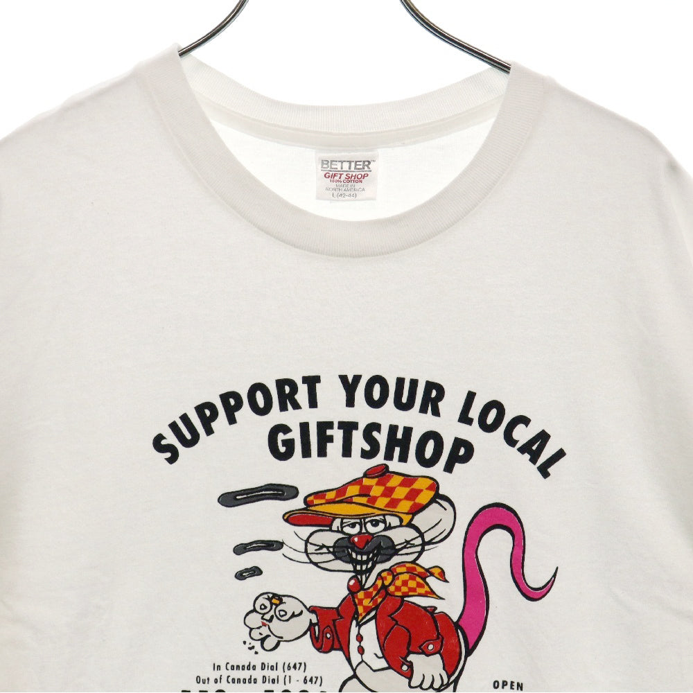 Better Gift Shop(ベターギフトショップ) Nick Atkins Tee ニック アトキンス 半袖Tシャツ カットソー ホワイト