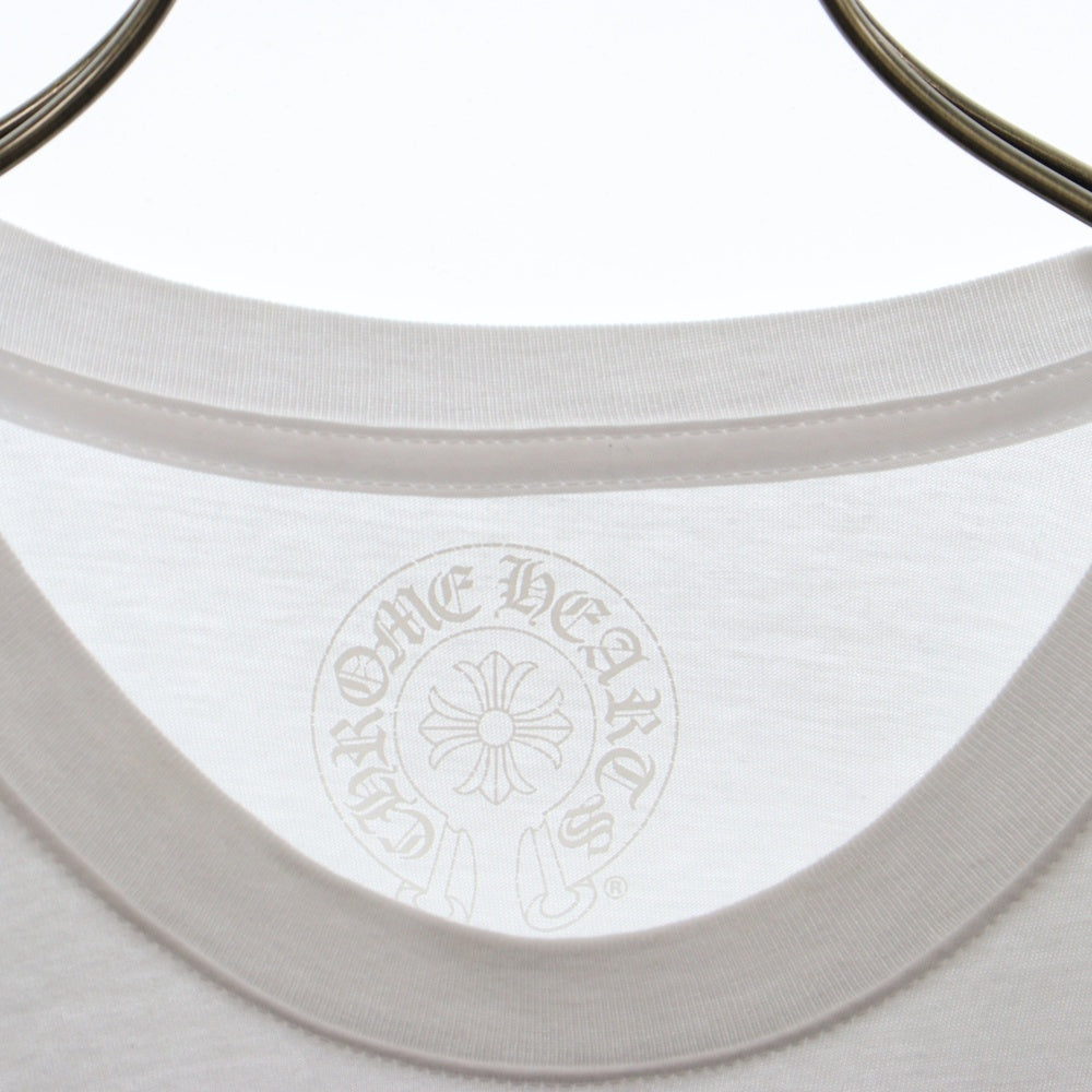 CHROME HEARTS(クロムハーツ) Malibu Limited Horseshoe Tee マリブ限定ホースシュープリント 半袖Tシャツカットソー ホワイト