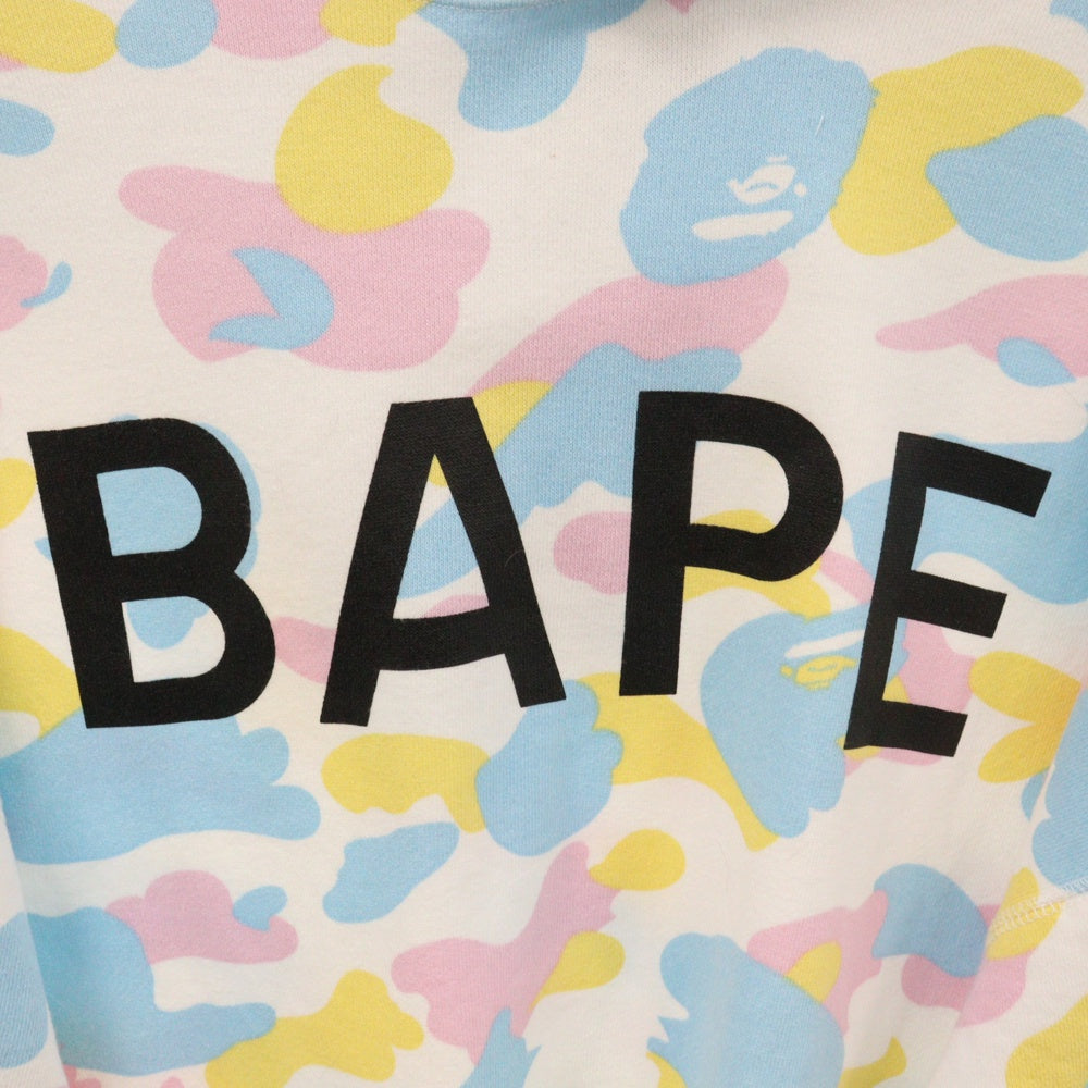 A BATHING APE(アベイシングエイプ) Multi Camo Cotton Pullover Hoodie マルチカモ コットン プルオーバーパーカー マルチカラー 001PPH302505X