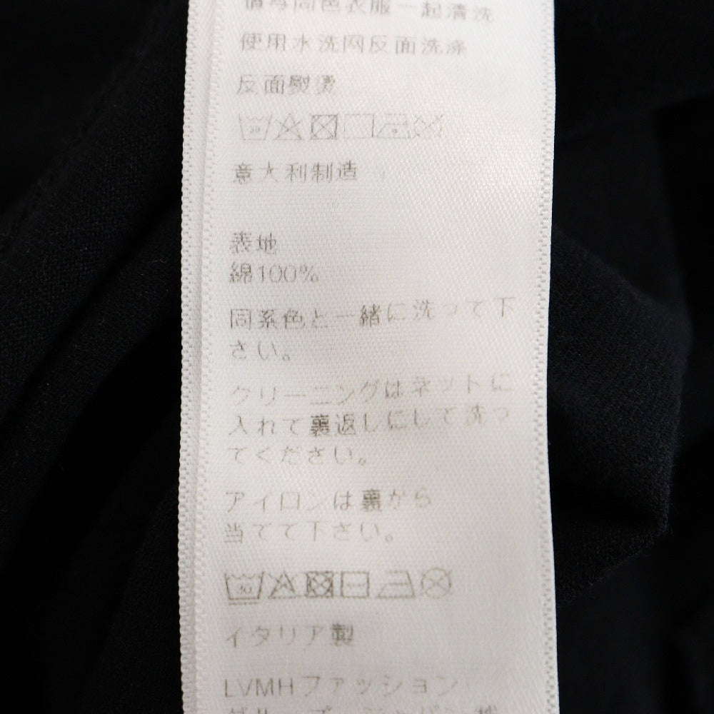 CELINE(セリーヌ) フロントロゴ コットンジャージー ルーズシルエット 半袖カットソー Tシャツ ブラック