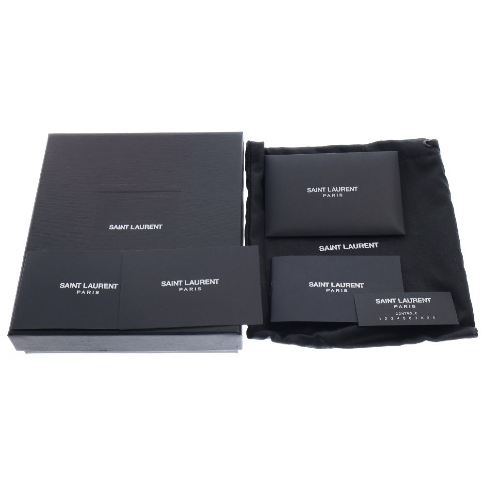 SAINT LAURENT PARIS(サンローランパリ) レザー カードケース フラグメントケース コインケース 609362 グレー