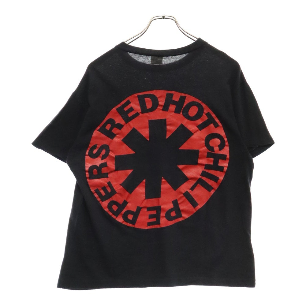 VINTAGE(ヴィンテージ) 90s レッドホットチリペッパーズ カービングロゴメンバーポートレートソフト半袖Tシャツカットソー ブラック