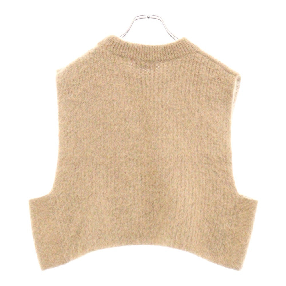 HYKE(ハイク) 22AW モヘア ニットベスト ブラウン レディース