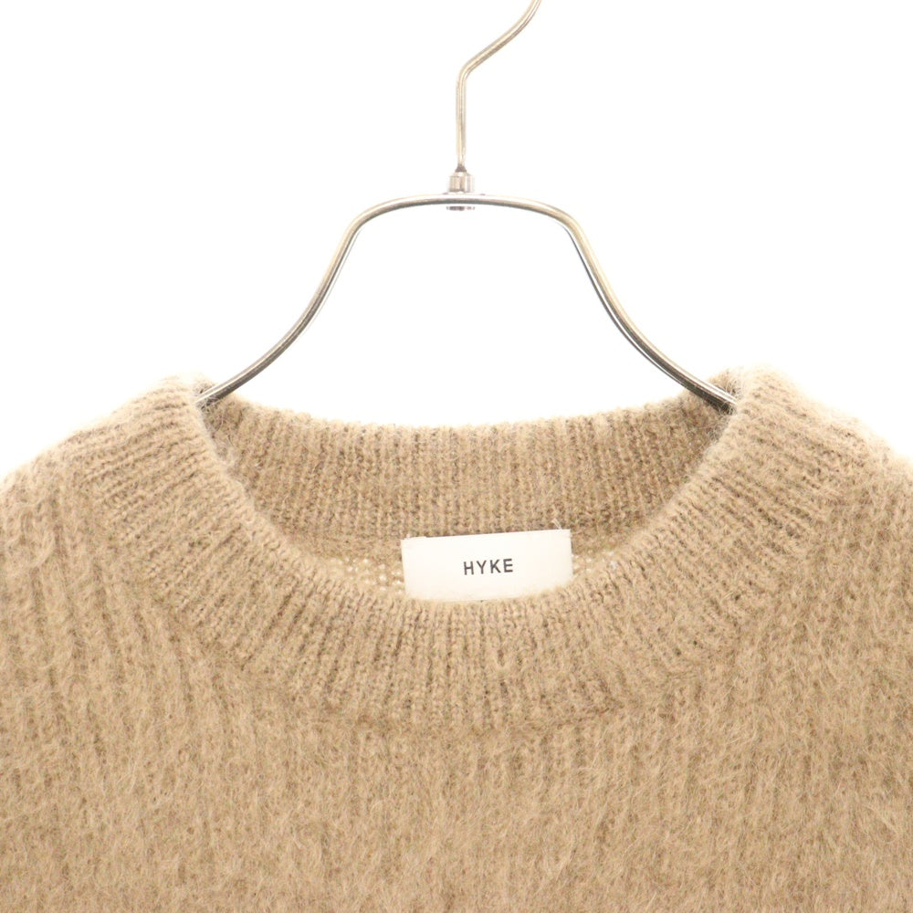 HYKE(ハイク) 22AW モヘア ニットベスト ブラウン レディース