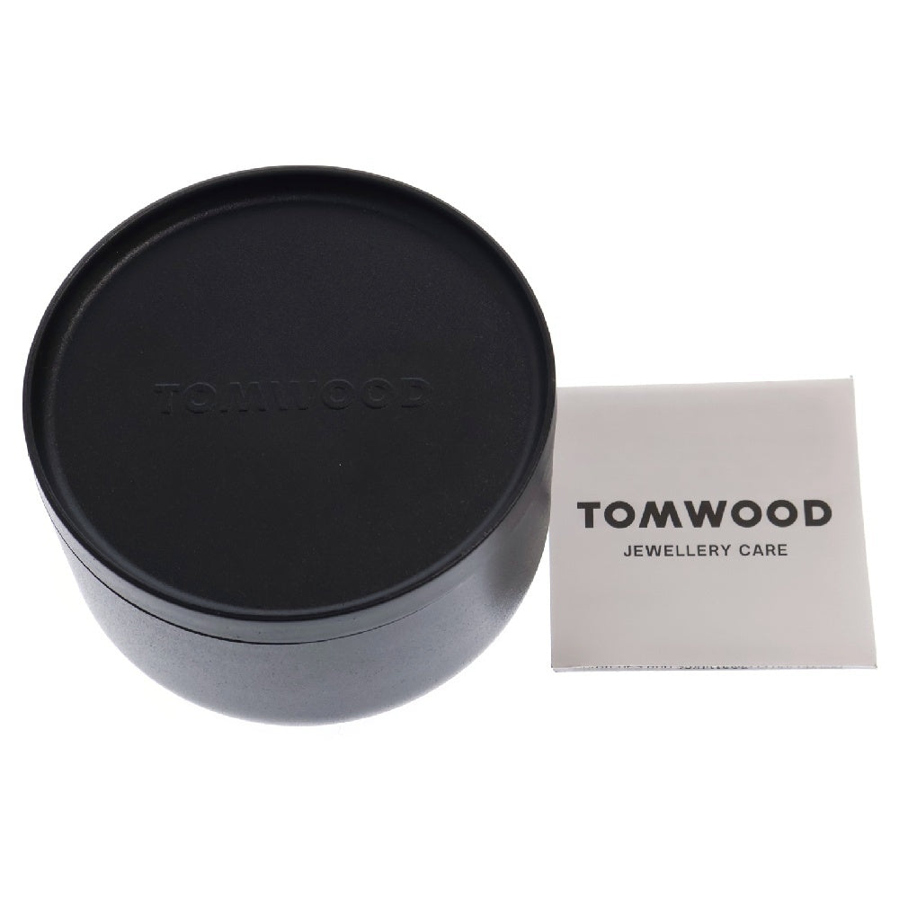 TOMWOOD(トムウッド) Oval Black Molecule シグネットリング スターリングシルバー