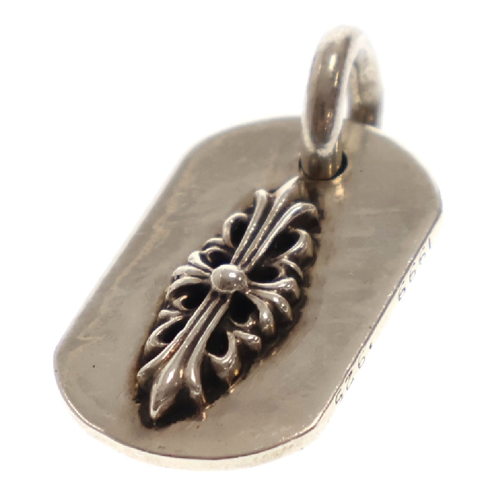 CHROME HEARTS(クロムハーツ) RAISED DOGTAG レイズドドッグタグ ネックレストップ シルバー