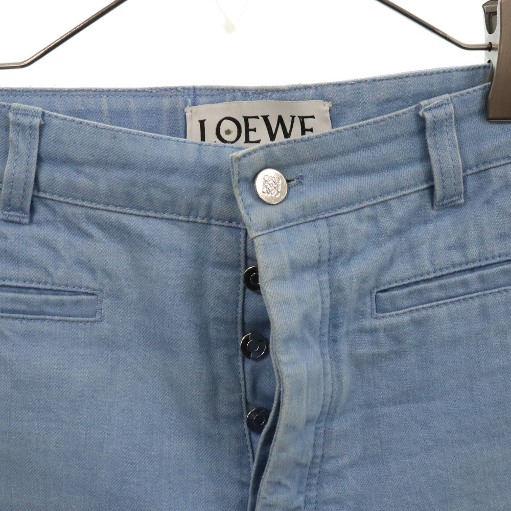 LOEWE(ロエベ) フィッシャーマン ターンアップ ジーンズ レディース インディゴ