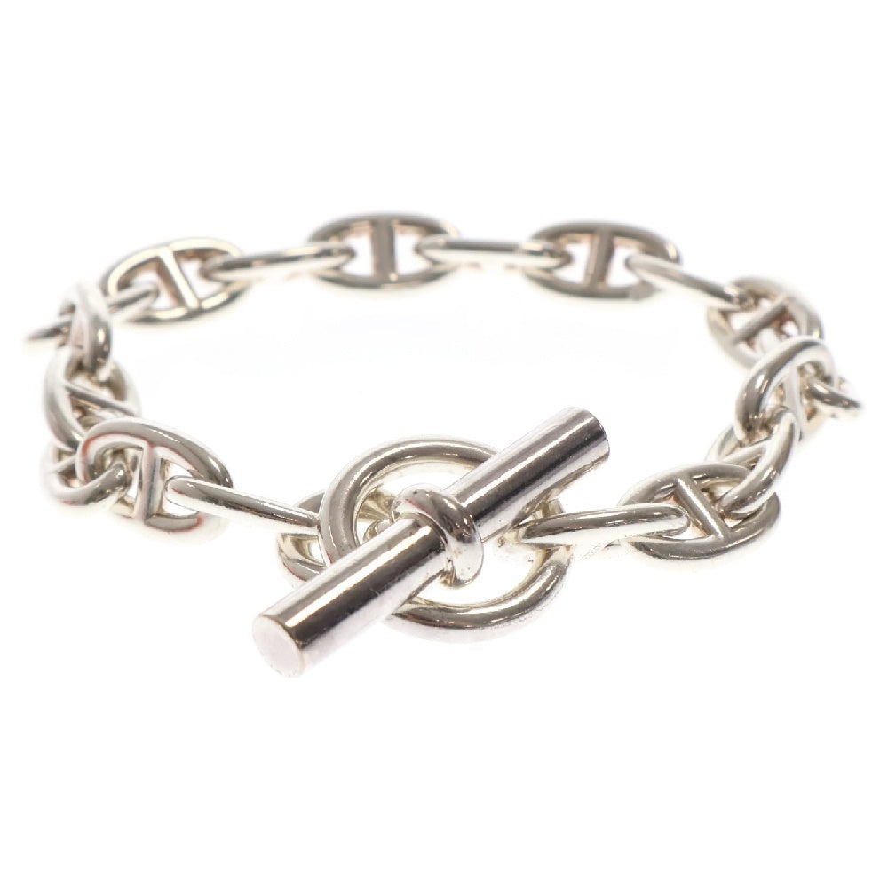 HERMES(エルメス) Chaine d'Ancre MM シェーヌダンクル 18コマ チェーンブレスレット シルバー