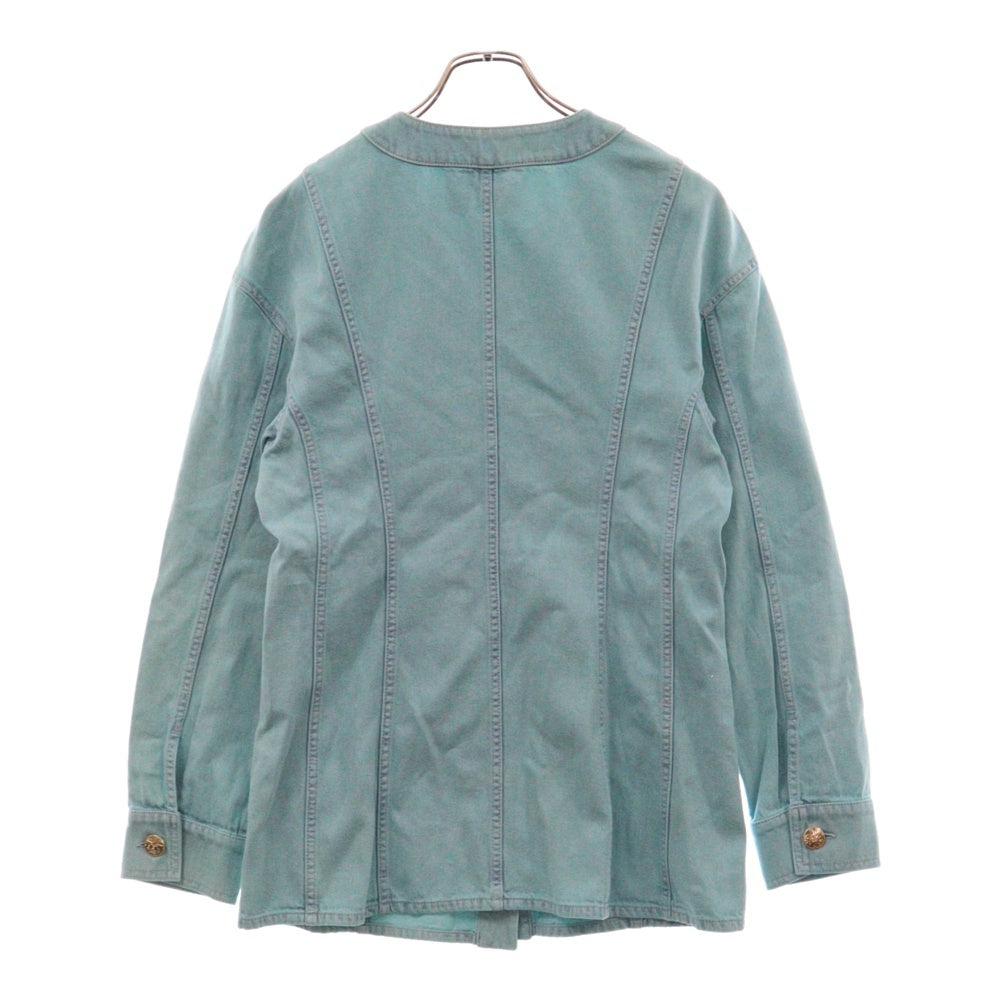 CHANEL(シャネル) スターボタン 長袖シャツ デニムジャケット ブルー レディース P70707V62122
