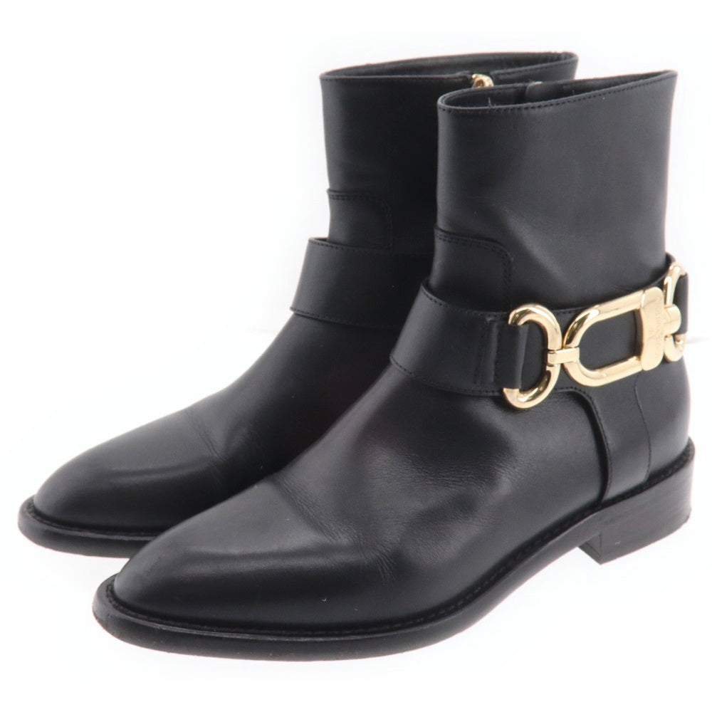 LOUIS VUITTON(ルイヴィトン) ウエストサイドライン アンクルブーツ ブラック LS0263 レディース