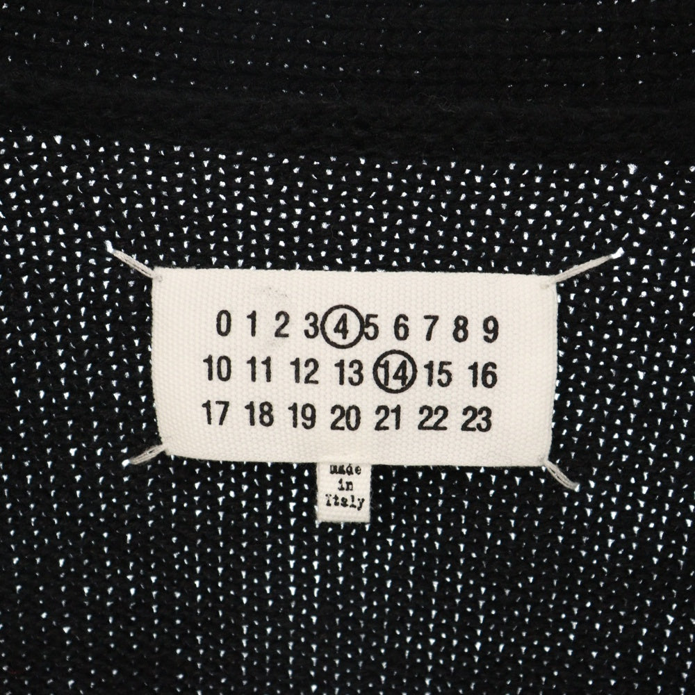 Maison Margiela(メゾンマルジェラ) 5G エルボーパッチ ニット カーディガン ブラック SI1GP0003 S18064