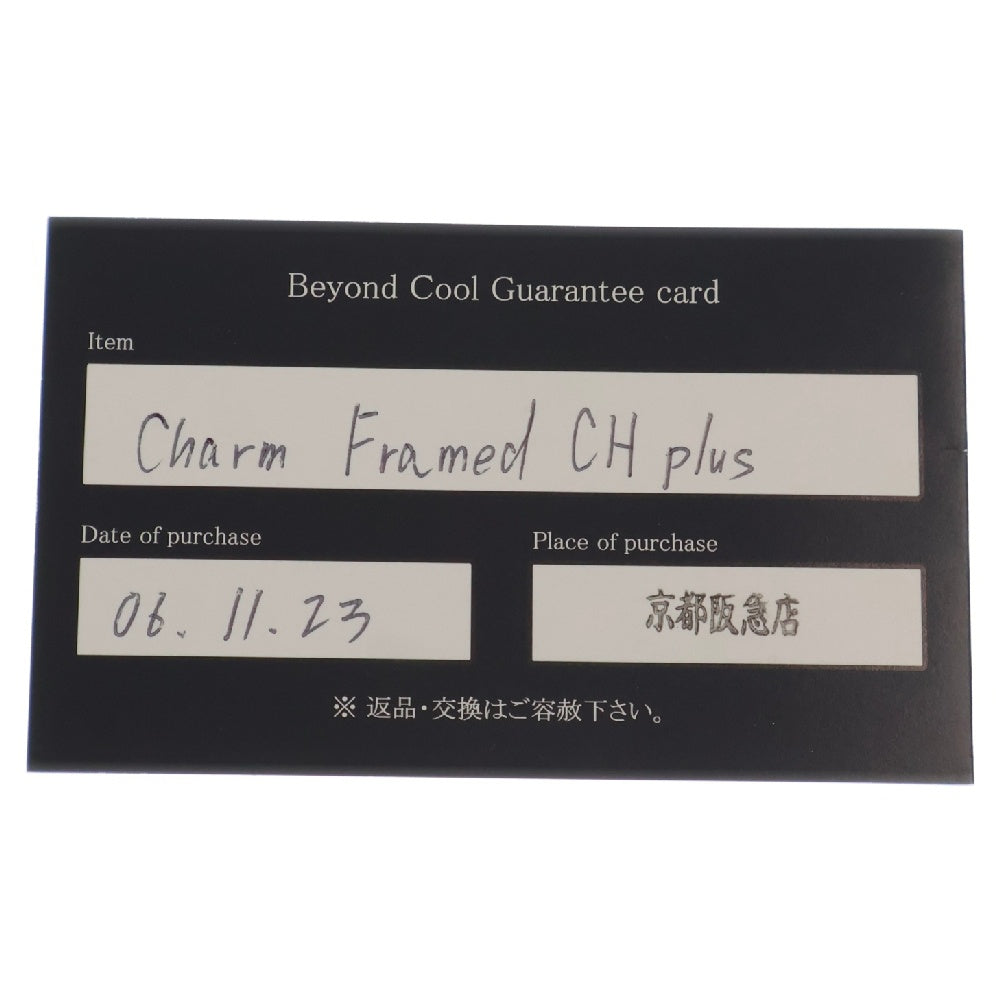 CHROME HEARTS(クロムハーツ) FRAMED CH PLUS フレームドCHプラス チャーム シルバーネックレストップ