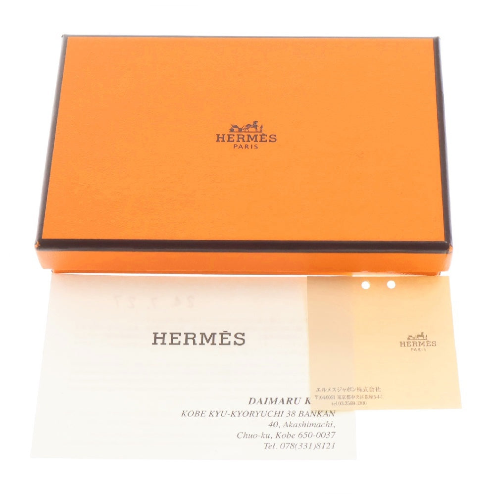 HERMES(エルメス) カルヴィ デュオ エプソン コインケース W刻印 2024年製 ブラック