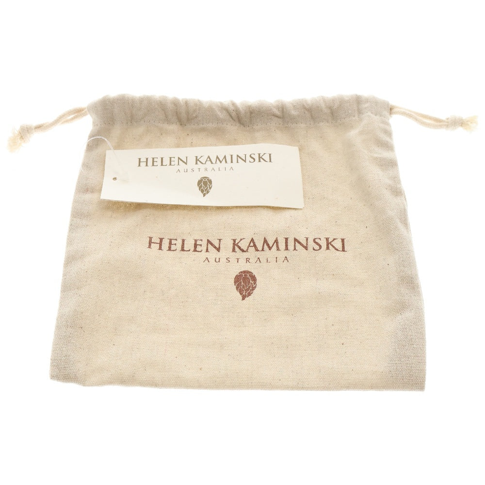 HELEN KAMINSKI(ヘレンカミンスキー) レオパード ハラコ コインケース ベージュ レディース