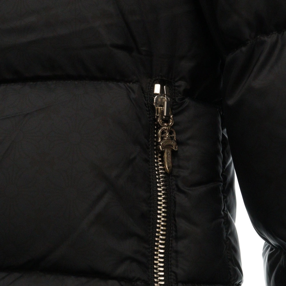 CHROME HEARTS(クロムハーツ) STIFF V2 FBRC CHプラス 総柄クロスボールボタン ダウンジャケット ブラック