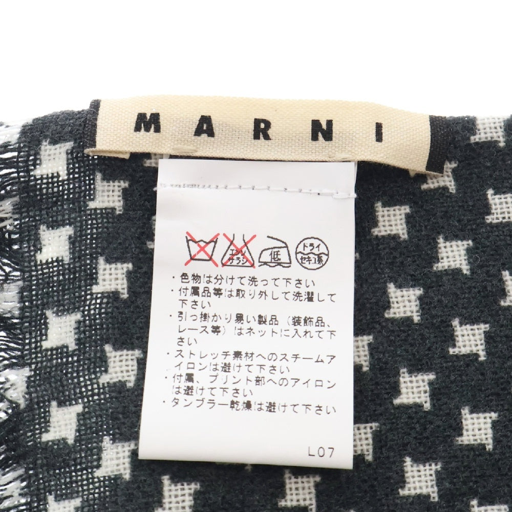 MARNI(マルニ) ウールストール 千鳥柄 グレー レディース W13ACMC007R00TW570-PDV90