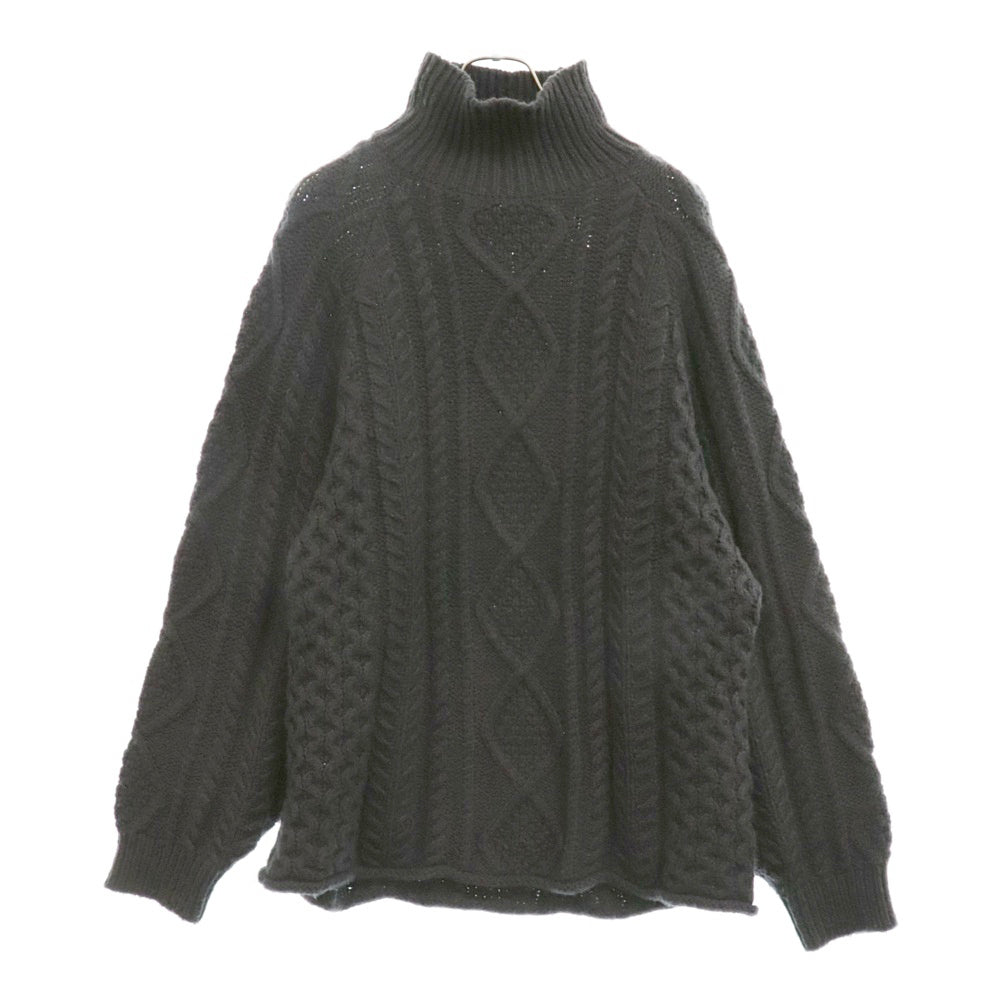 FEAR OF GOD ESSENTIALS(フィアオブゴッド エッセンシャルズ) タートルネック ループケーブルニット ネイビー