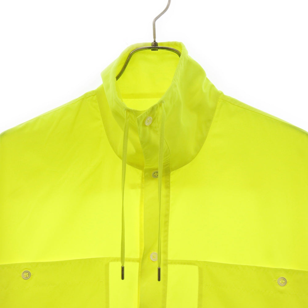 HERMES(エルメス) High Color Overshirt ハイカラー オーバーサイズ長袖シャツ イエロー