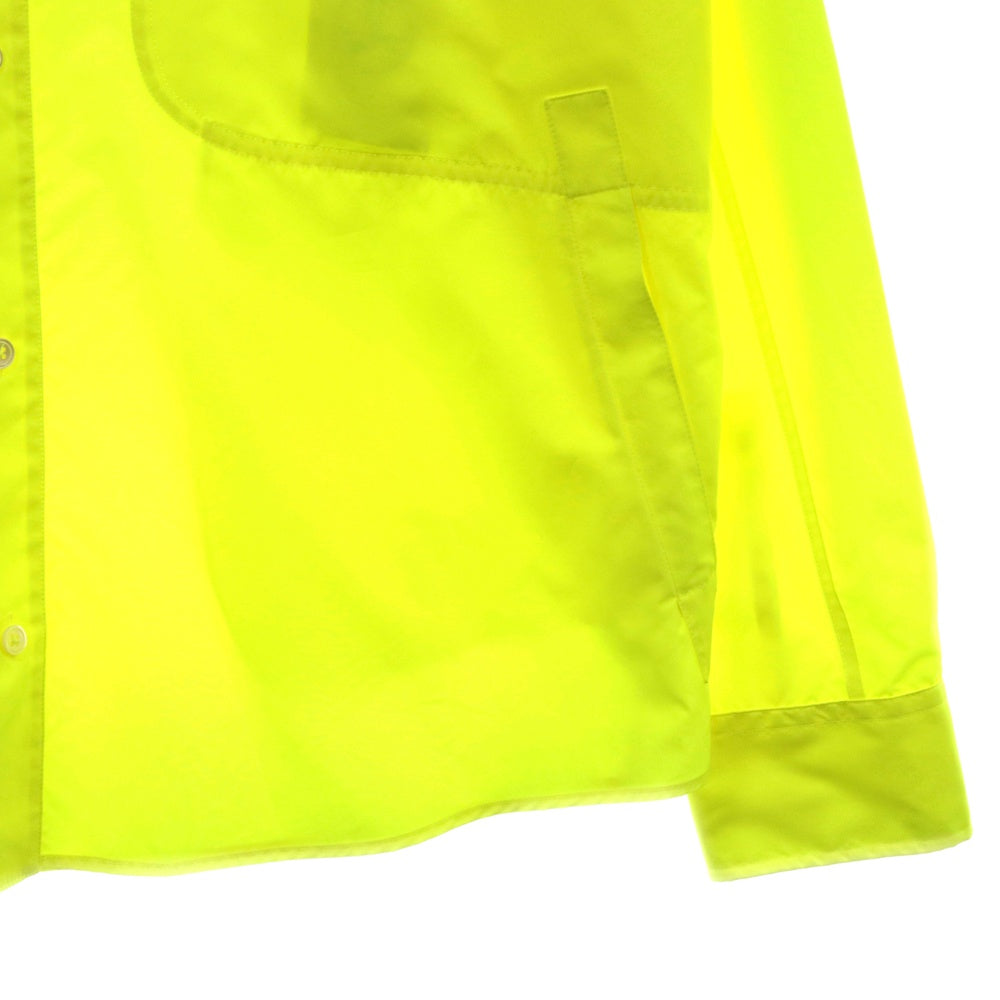 HERMES(エルメス) High Color Overshirt ハイカラー オーバーサイズ長袖シャツ イエロー