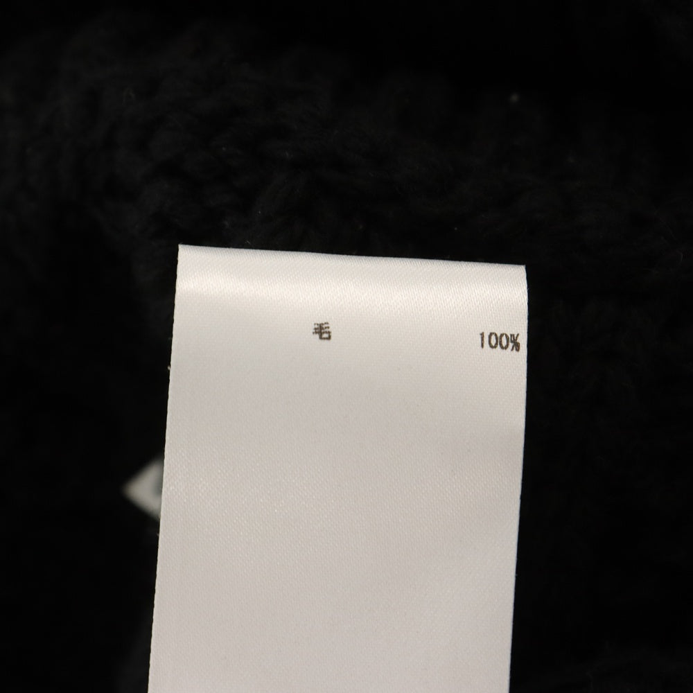 JIL SANDER(ジルサンダー) ノースリーブ ケーブルニット ブラック KR JM IW 0531