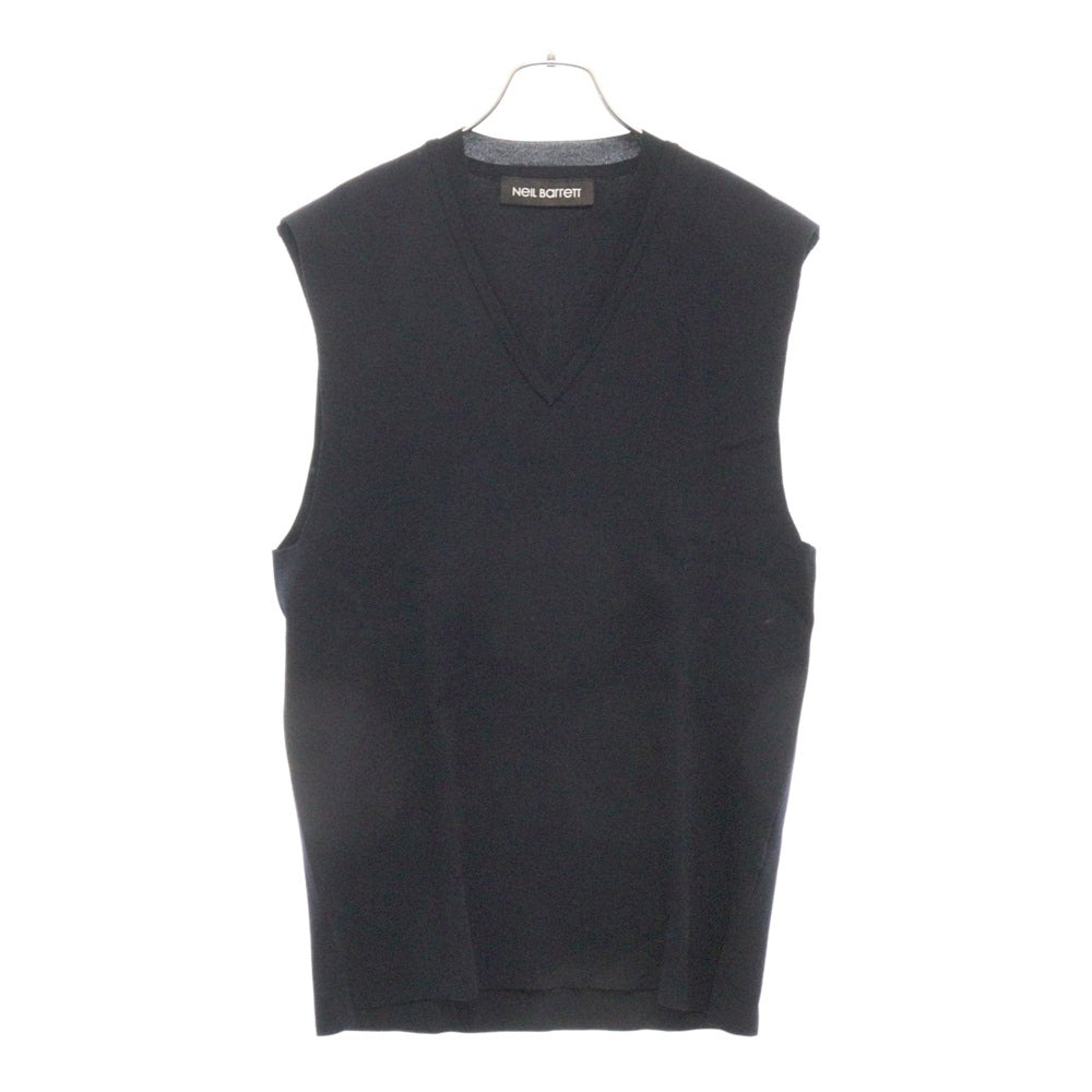 Neil Barrett(ニール バレット) Double Vneck ダブルVネックベスト ネイビー BMA408C A614