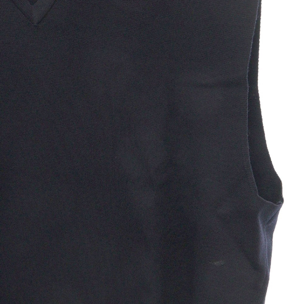 Neil Barrett(ニール バレット) Double Vneck ダブルVネックベスト ネイビー BMA408C A614