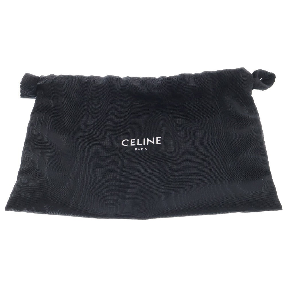 CELINE(セリーヌ) キュイル トリオンフ/シャイニーカーフスキン チェーン ショルダーバッグ レディース ブラック 199243BF4