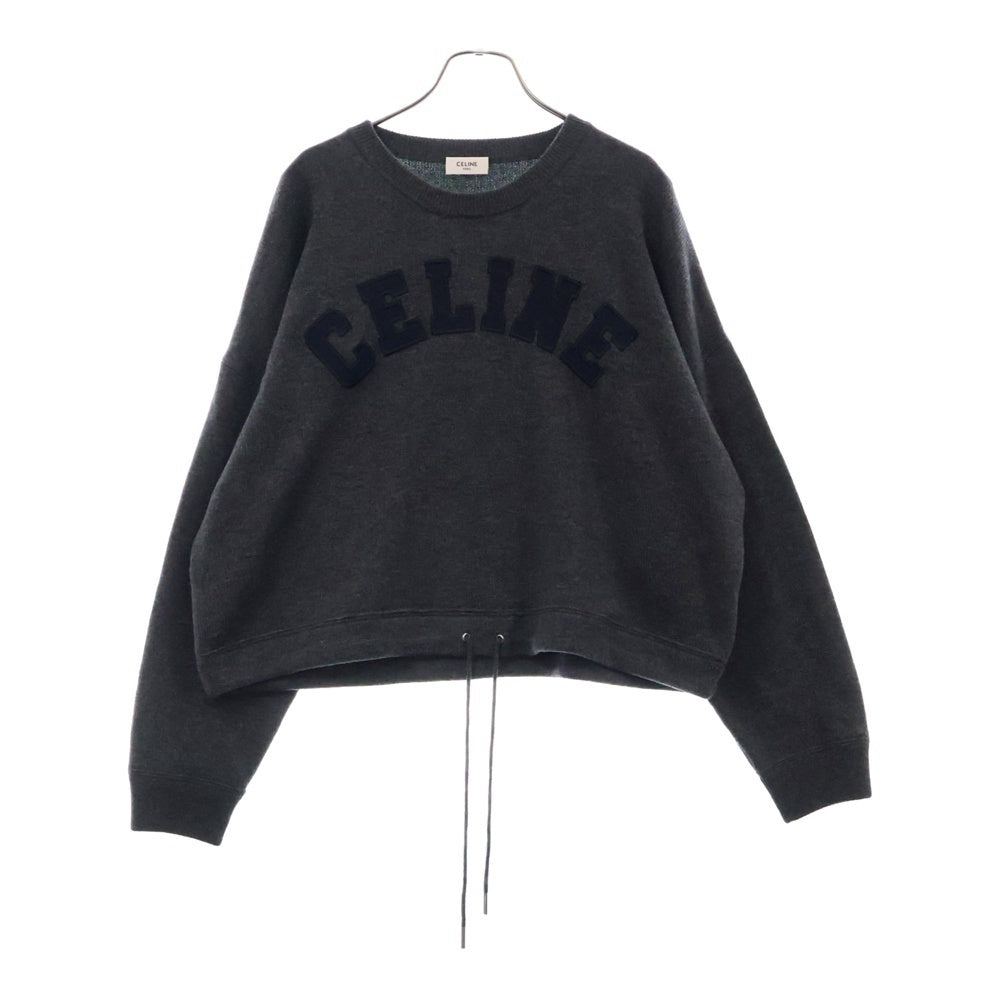 CELINE(セリーヌ) ウール カシミヤ アスレチックセーター グレー レディース 2A11V402P