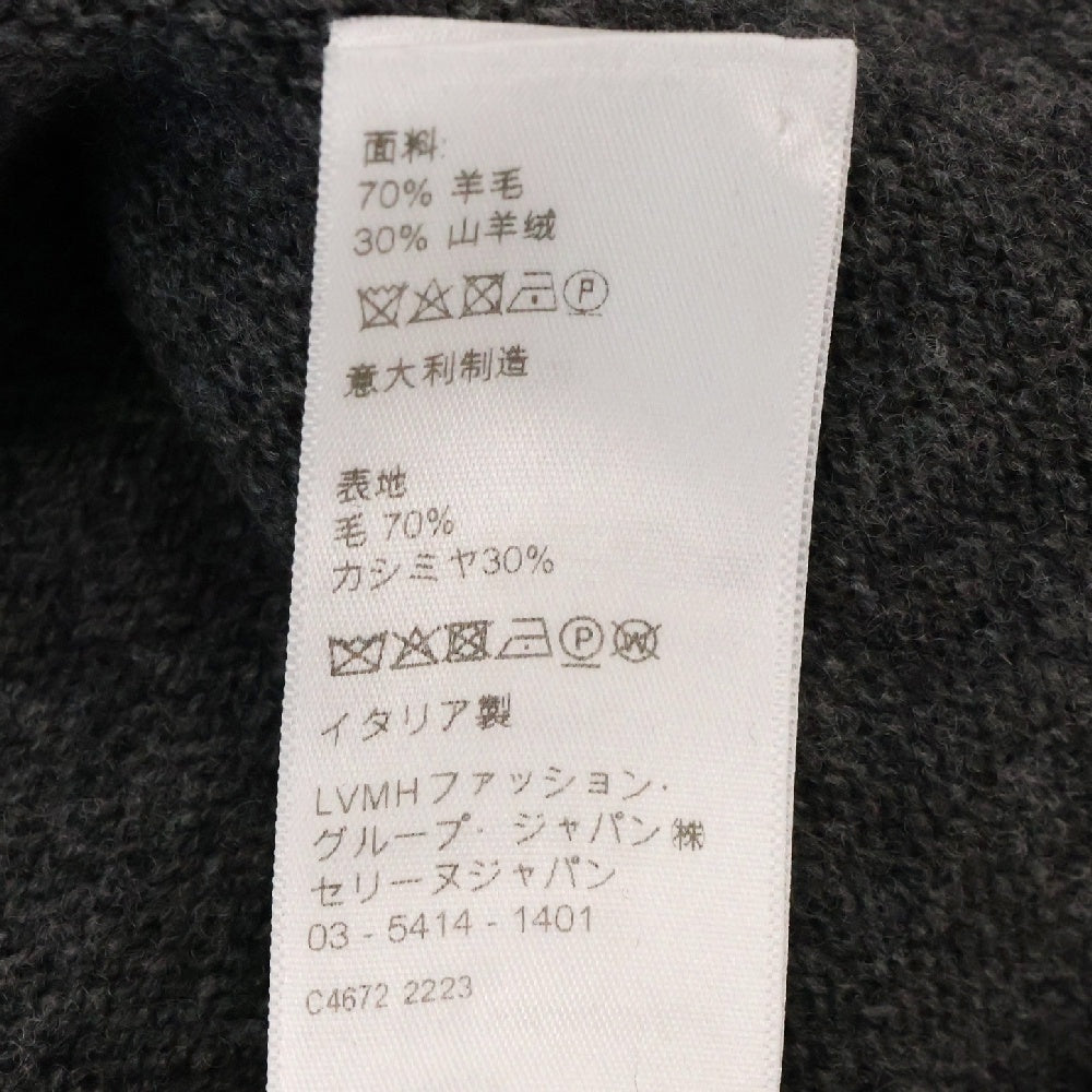 CELINE(セリーヌ) ウール カシミヤ アスレチックセーター グレー レディース 2A11V402P