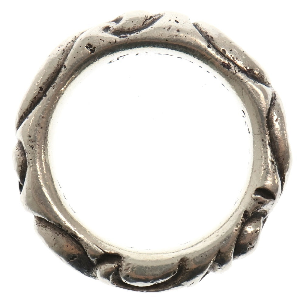 CHROME HEARTS(クロムハーツ) SCRL BAND スクロールバンド リング シルバー 14号