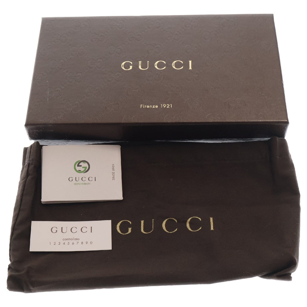GUCCI(グッチ) クロコダイル ジップウォレット 長財布 ピンク