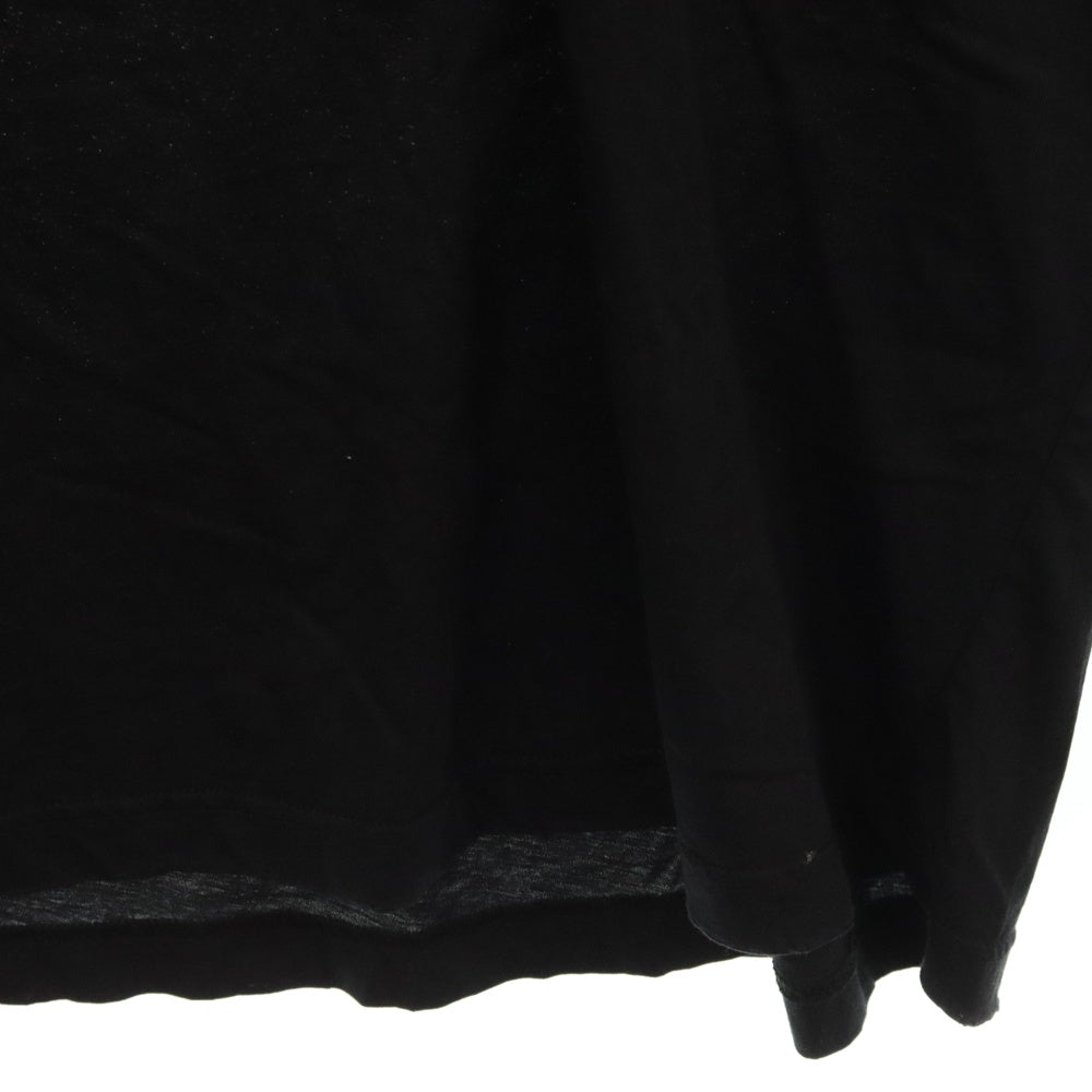 BALENCIAGA(バレンシアガ) 23SS Free Styling Tips Tee フロントロゴ プリントダメージ加工 半袖Tシャツカットソー ブラック 744439 TOVG2