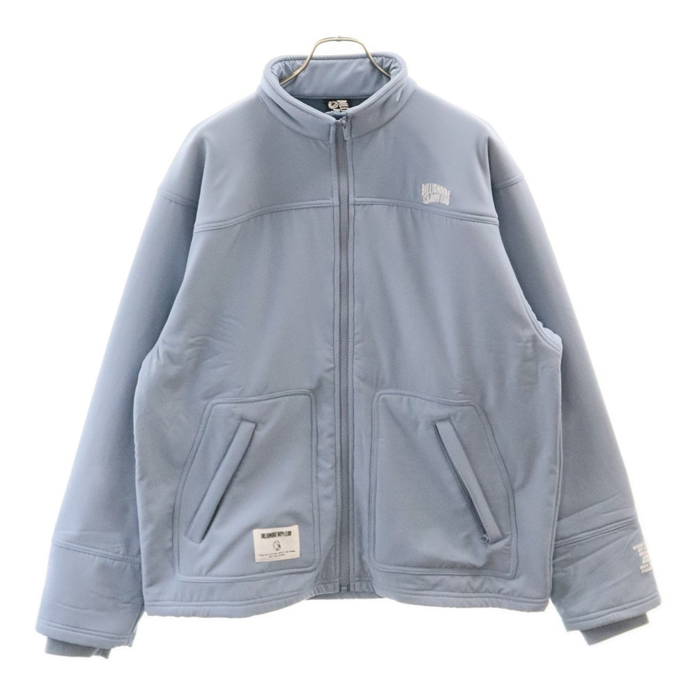 BILLIONAIRE BOYS CLUB(ビリオネアボーイズクラブ) EMBROIDERED LOGO FLEECE BLOUSON ロゴ フリースジャケット BBCJP233X003 ブルー