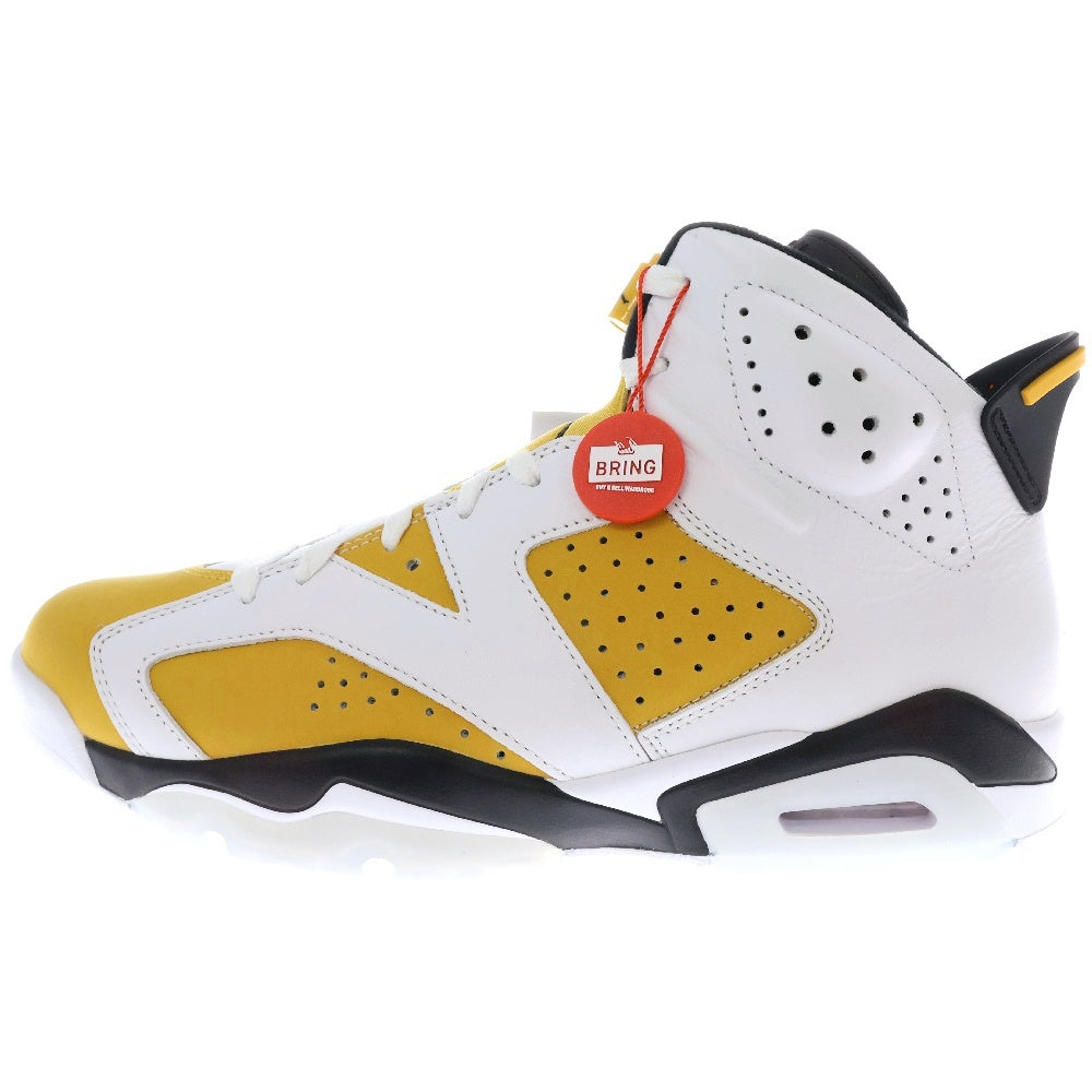 NIKE(ナイキ) AIR JORDAN 6 Retro Yellow Ochre エアジョーダン6レトロ イエローオークル ハイカットスニーカー CT8529-170 ホワイト/イエロー US12/30.0cm