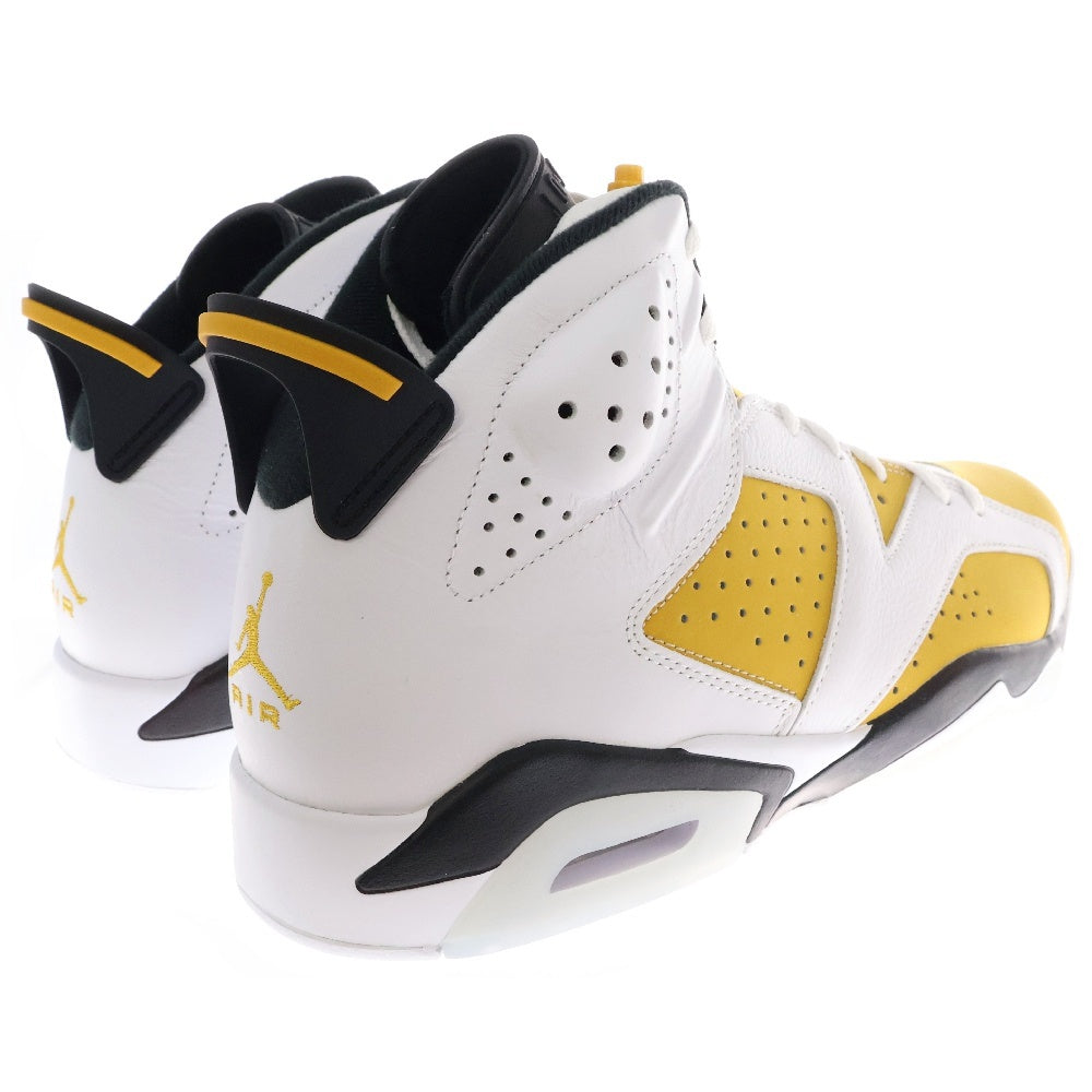NIKE(ナイキ) AIR JORDAN 6 Retro Yellow Ochre エアジョーダン6レトロ イエローオークル ハイカットスニーカー CT8529-170 ホワイト/イエロー US12/30.0cm