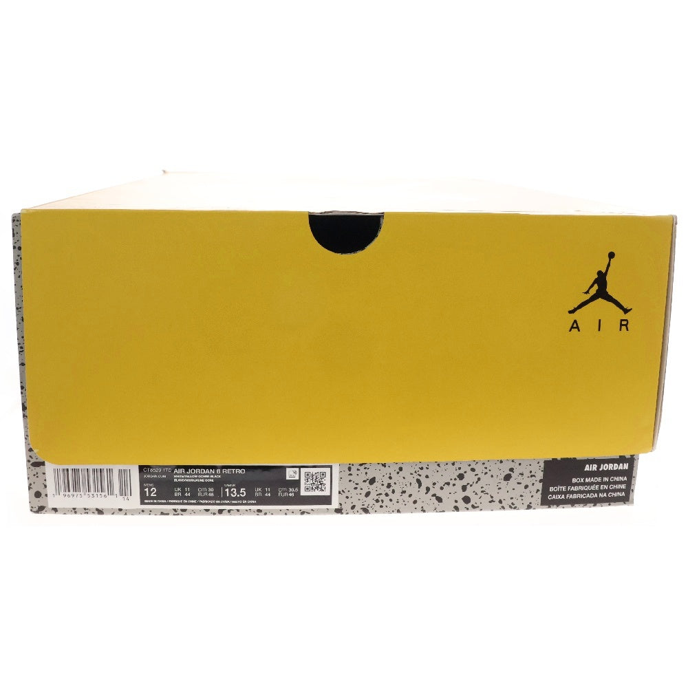 NIKE(ナイキ) AIR JORDAN 6 Retro Yellow Ochre エアジョーダン6レトロ イエローオークル ハイカットスニーカー CT8529-170 ホワイト/イエロー US12/30.0cm