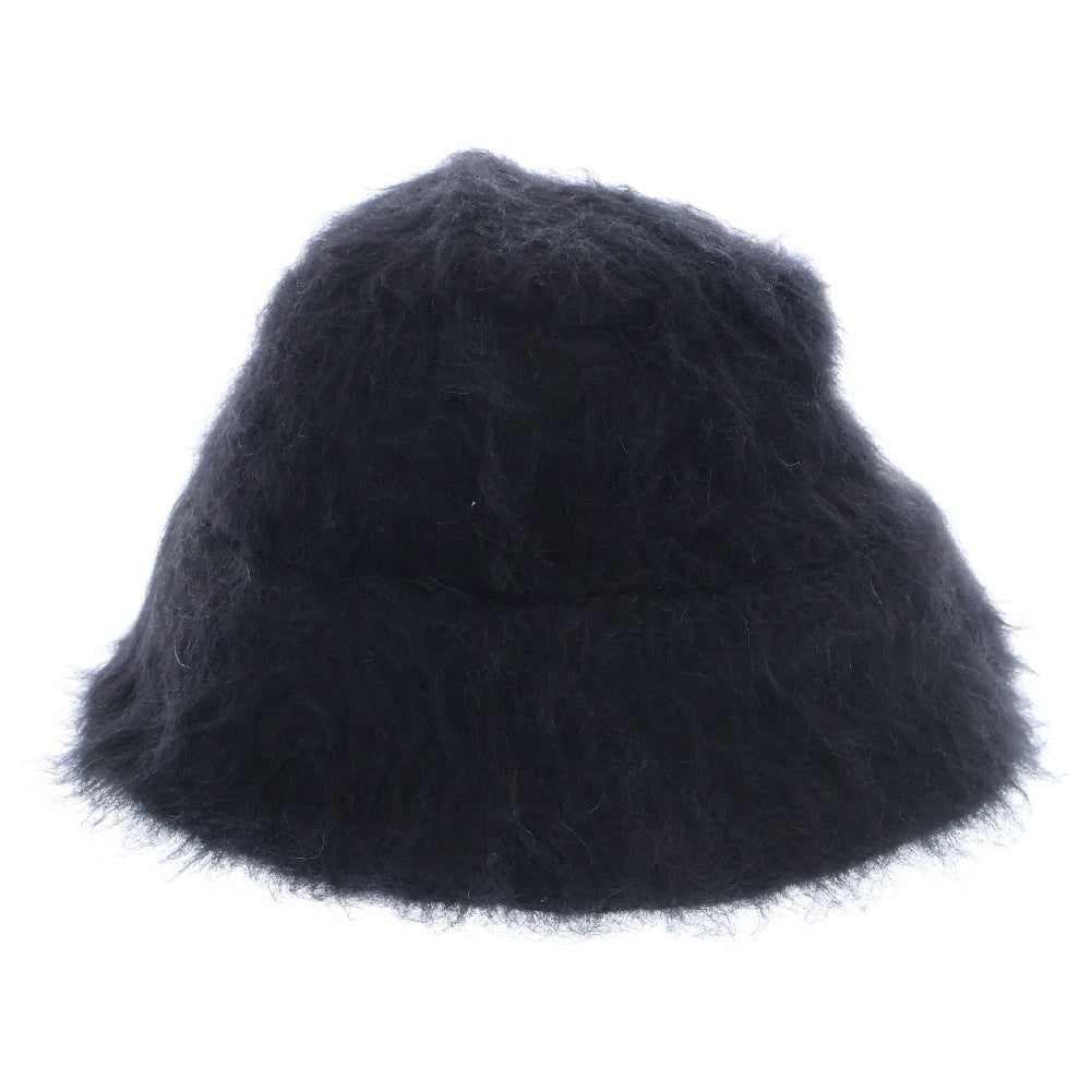 CELINE(セリーヌ) ブラッシュド モヘアトリオンフ バケットハット レディース ブラック 2A58Y270R