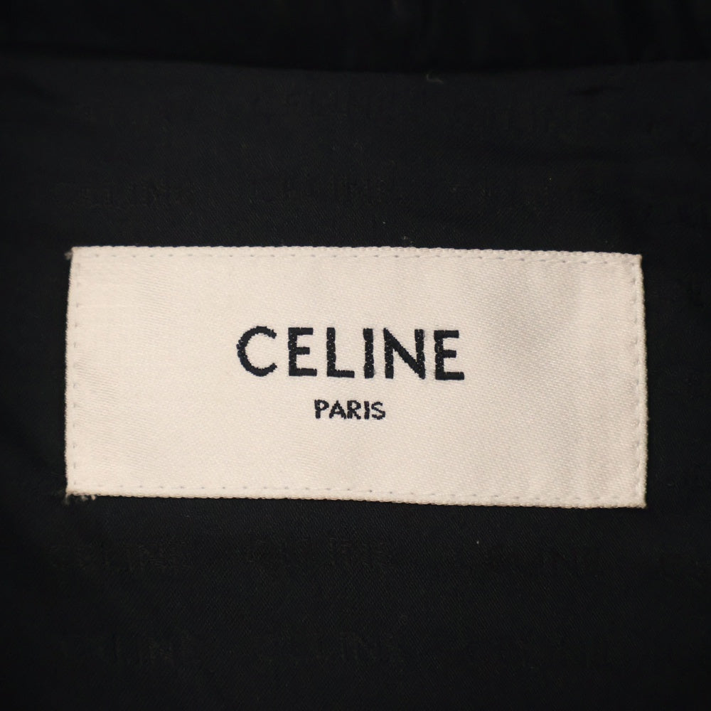 CELINE(セリーヌ) トリオンフパッチ ナイロン ロングダウンジャケット レディース ブラック 2W660595K 38NO