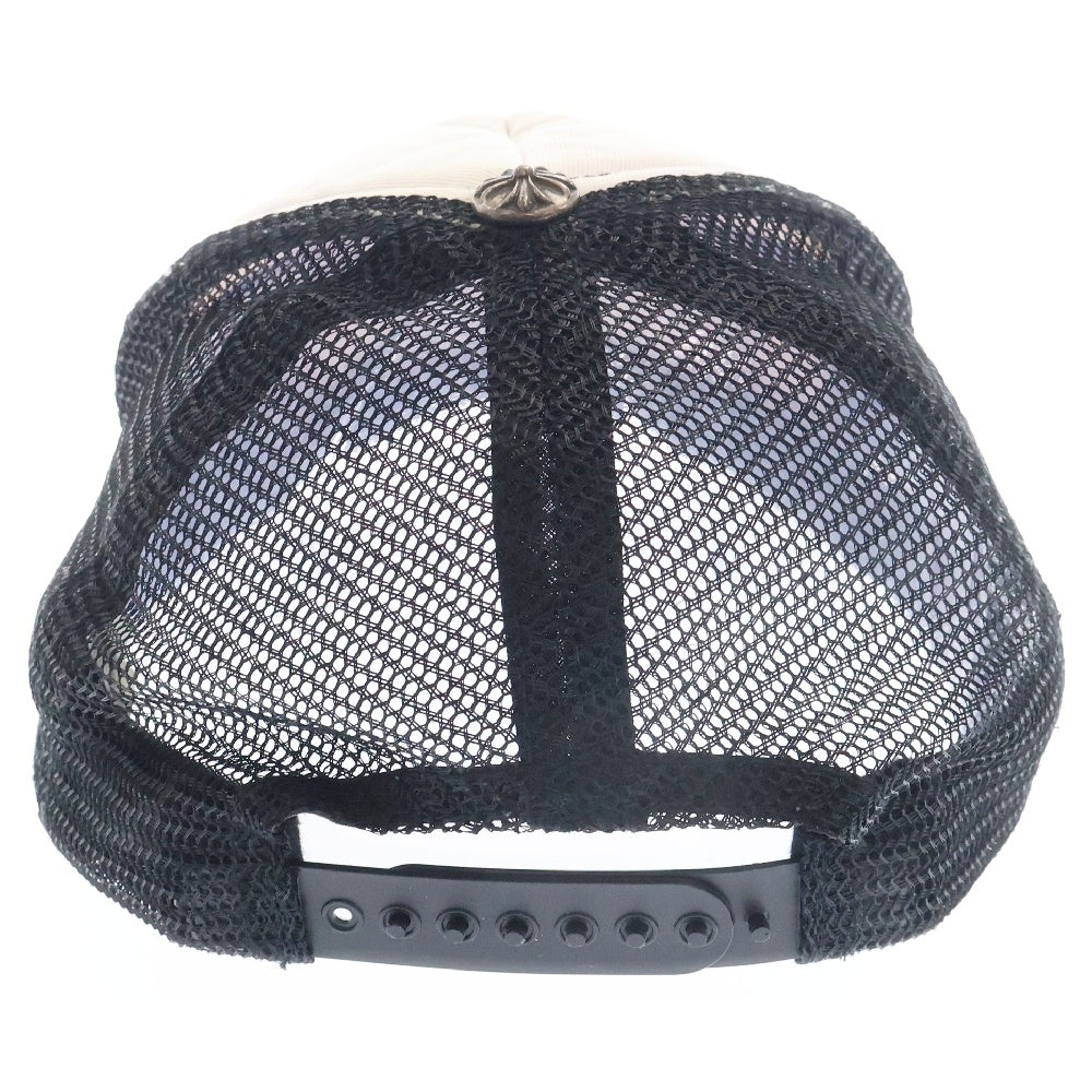CHROME HEARTS(クロムハーツ) OLD TRUCKER CAP トラッカーキャップ CHパッチクロスボール付メッシュキャップ 帽子 ブラック/ホワイト