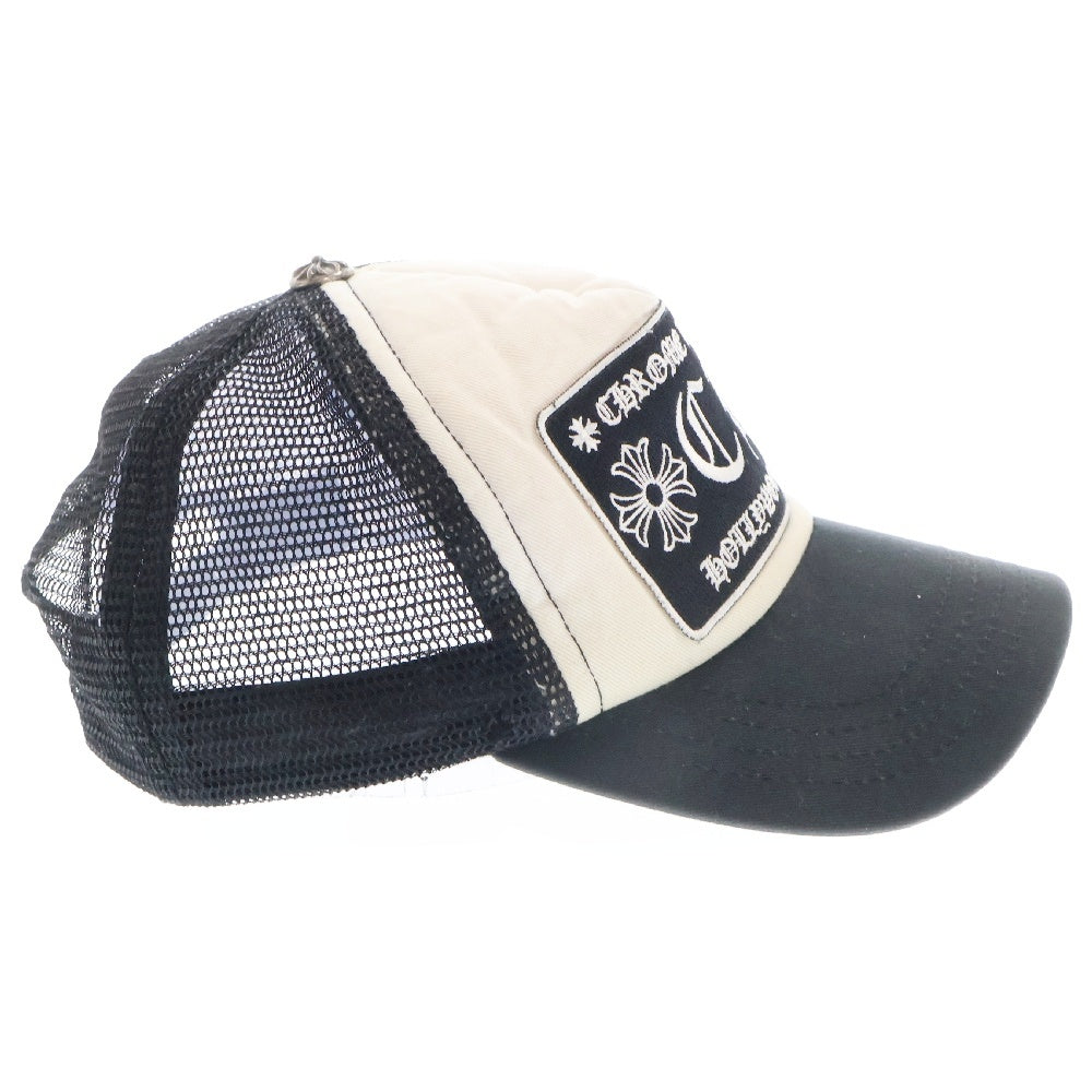 CHROME HEARTS(クロムハーツ) OLD TRUCKER CAP トラッカーキャップ CHパッチクロスボール付メッシュキャップ 帽子 ブラック/ホワイト