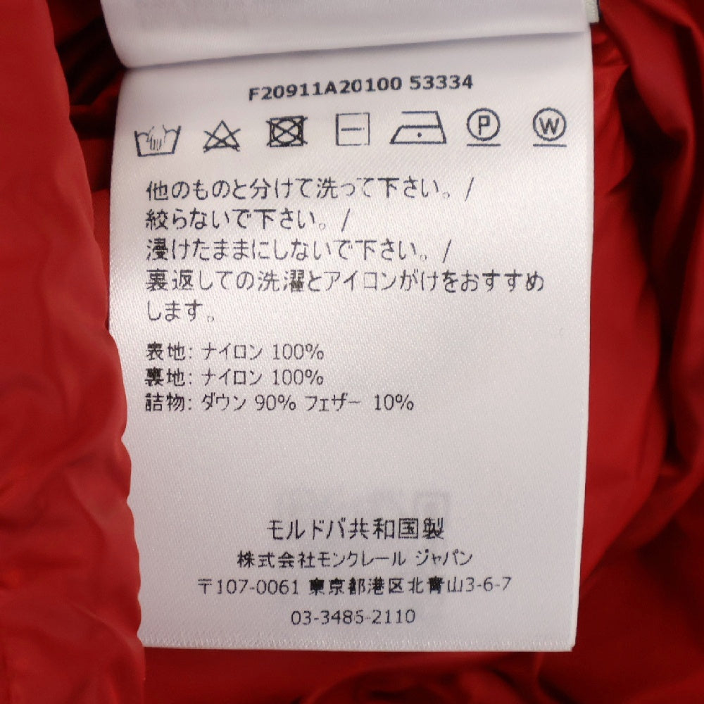 MONCLER(モンクレール) ARVES GIUBBOTTO アルヴェス ダウンジャケット レッド F20911A20100 53334