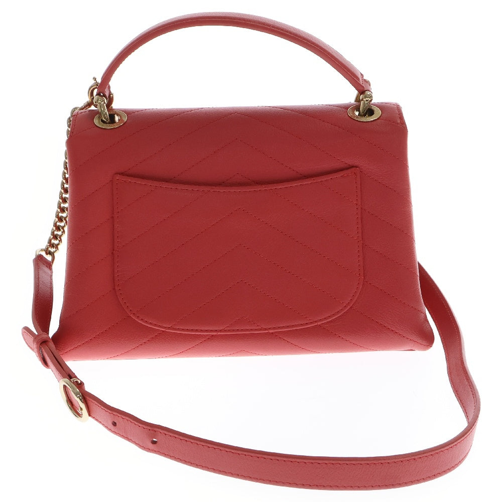 CHANEL(シャネル) トップハンドル 2WAY ハンドチェーンショルダーフラップバッグ レディース ピンク A57147