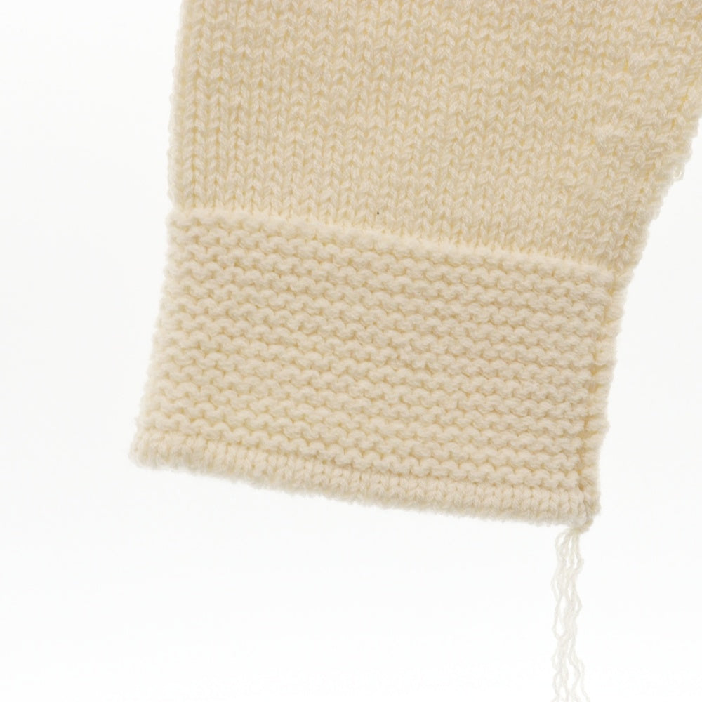 DIOR(ディオール) 23AW Concelation Embroidery Knit Sweater 星座ロゴ刺繍 ウールブレンド ジャージー 長袖ニットセーター アイボリー 393M645AT611