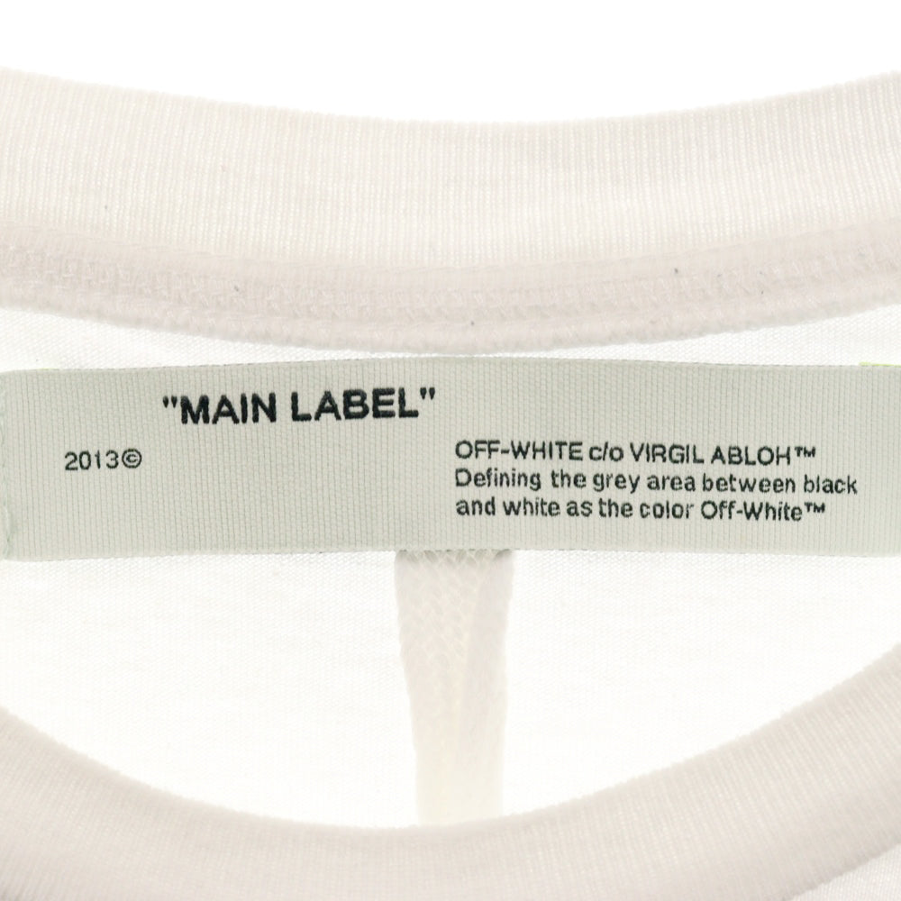 OFF-WHITE(オフホワイト) 20SS Little Girl Slim Fit Tee 刺繍デザイン 半袖Tシャツカットソー OMAA027S20185009