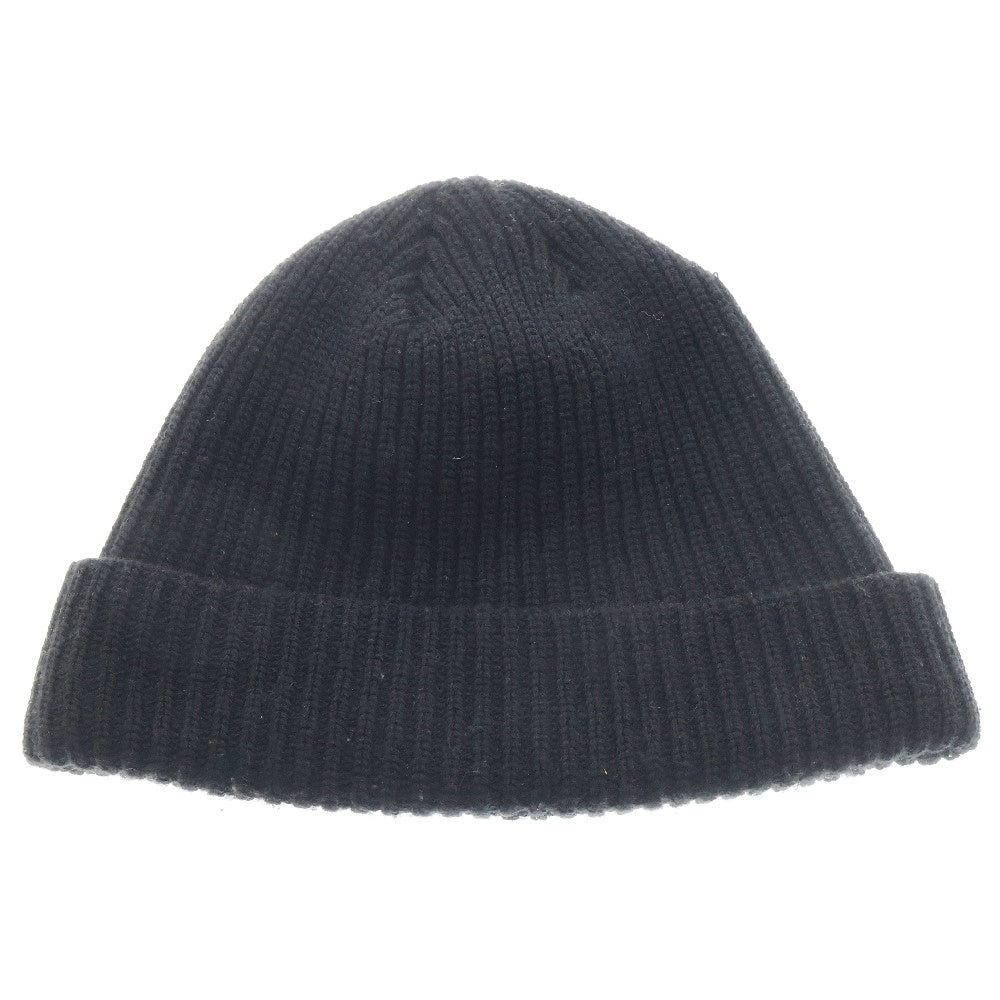SUPREME(シュプリーム) 23AW Loose Gauge Beanie ロゴ刺繍 アクリル ニットキャップ ビーニー 帽子 ブラック