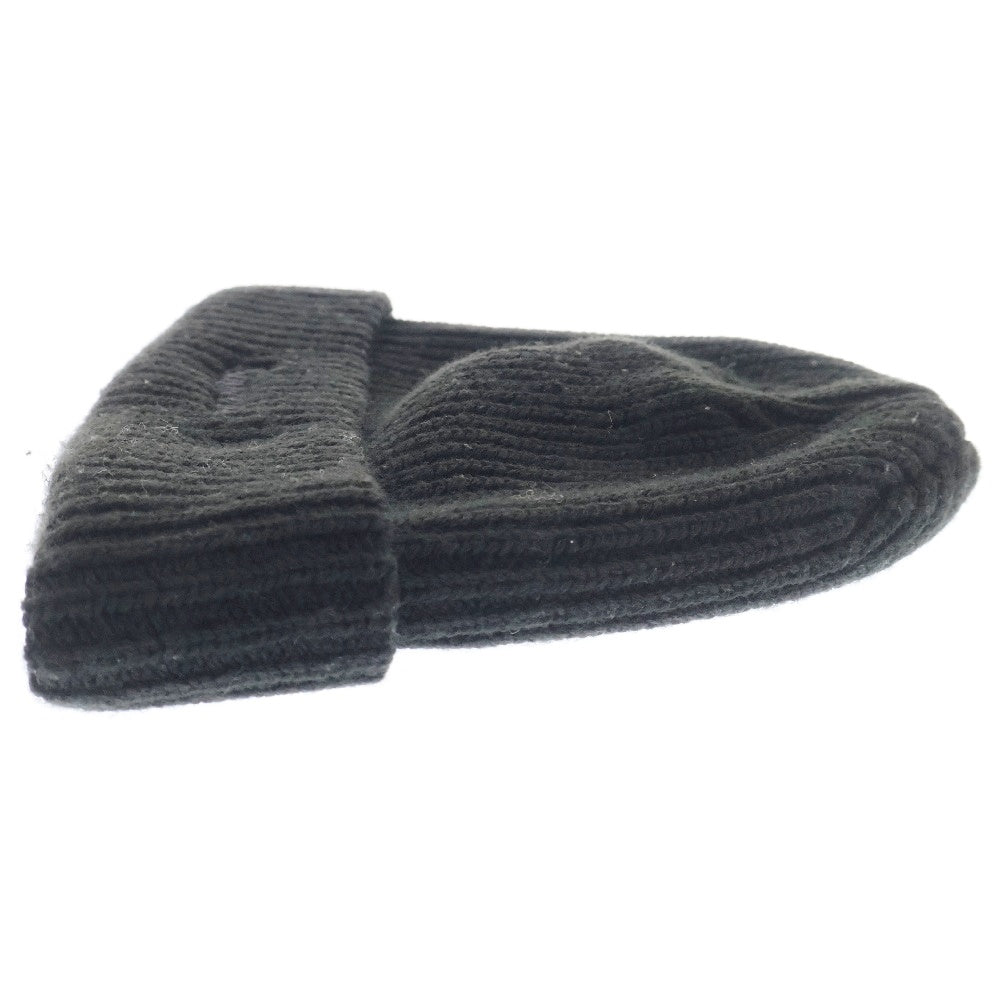 SUPREME(シュプリーム) 23AW Loose Gauge Beanie ロゴ刺繍 アクリル ニットキャップ ビーニー 帽子 ブラック