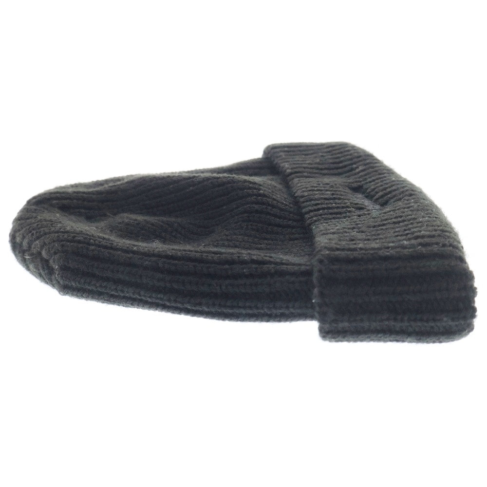 SUPREME(シュプリーム) 23AW Loose Gauge Beanie ロゴ刺繍 アクリル ニットキャップ ビーニー 帽子 ブラック