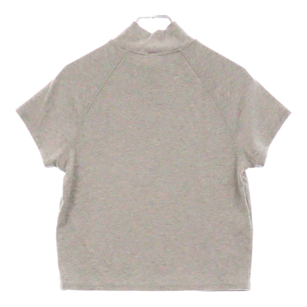 CHROME HEARTS(クロムハーツ) BAD SEED CH Plus Mock Neck Tee バッドシード CHプラス モックネック半袖Tシャツカットソー レディース グレー