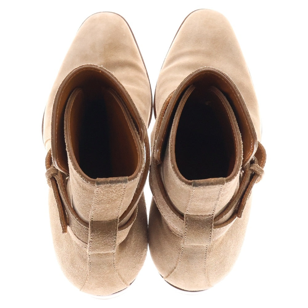 SAINT LAURENT PARIS(サンローランパリ) Wyatt Jodhpur Boot ワイアット ジョッパー スウェード ブーツ ベージュ